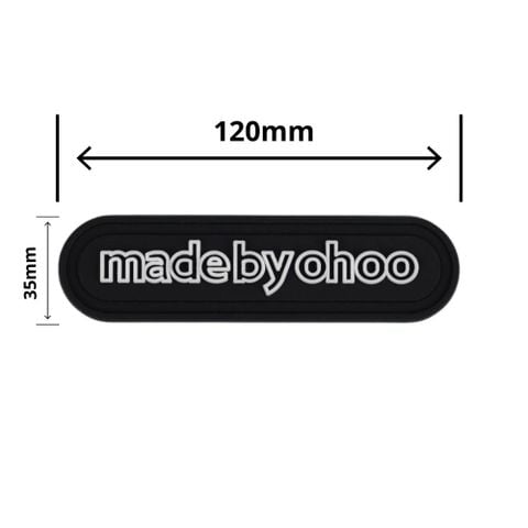 LOGO PVC SIZE 35mmx120mm