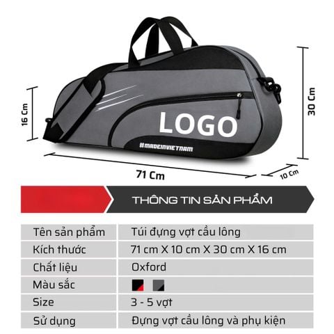TÚI ĐỰNG VỢT CẦU LÔNG CL1