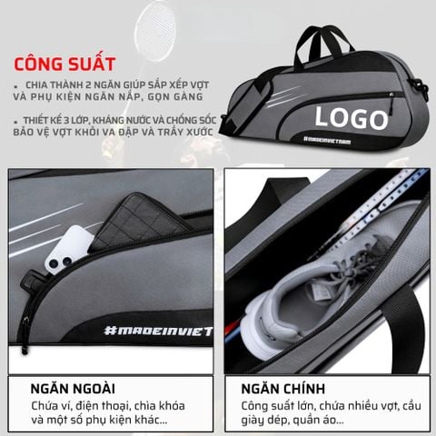 TÚI ĐỰNG VỢT CẦU LÔNG CL1