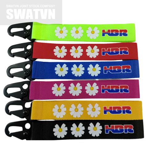 MÓC KHOÁ DÂY POLYESTER ĐẦU SẮT