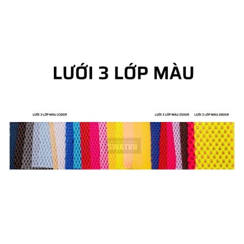 LƯỚI 3 LỚP MÀU