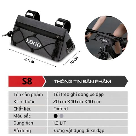 TÚI TREO GHI ĐÔNG XE ĐẠP ZDK S8