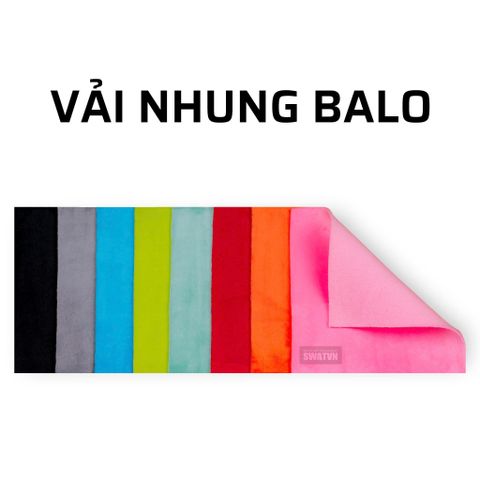 VẢI NHUNG MAY BALO