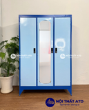  Tủ quần áo sắt 3 cánh 