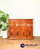  Tủ giày gỗ thông 4 cánh thoáng khí 1m2 x 97cm 