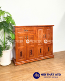  Tủ giày gỗ thông 4 cánh thoáng khí 1m2 x 97cm 