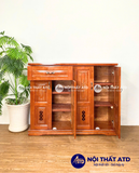  Tủ giày gỗ thông 4 cánh thoáng khí 1m2 x 97cm 