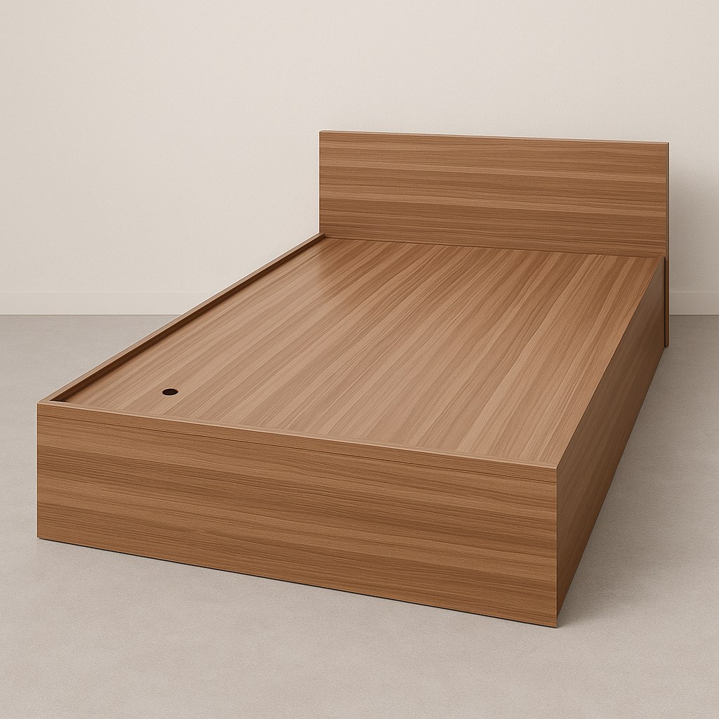  Giường gỗ MDF có hộc kéo 