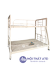  Giường Hai Tầng Sắt  4x8 Màu Kem 