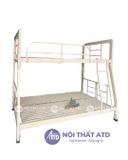  Giường tầng sắt hộp trắng (tầng lệch) 