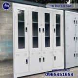  Tủ Hồ Sơ Sắt 4 Cánh Kính 