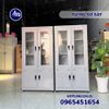 tủ hồ sơ sắt 2 cánh kính