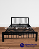 Giường sắt hộp 4x8 kích thước 1m8 x 2m x 30cm