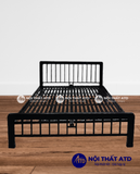  Giường sắt hộp 4x8 lưới đen 