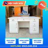  Bàn Làm Việc Văn Phòng Gỗ Ván Ép 1m4x73cmx70cm 