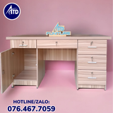  Bàn Làm Việc Gỗ Ván Ép Kích Thước 1m4x70cmx73cm 