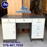  Bàn Làm Việc Gỗ Ván Ép Kích Thước 1m4x70cmx73cm 