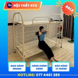  Giường tầng sắt tròn 1m/1m x 2m 