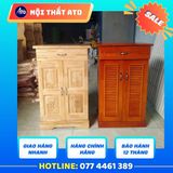  Tủ giày gỗ thông nhỏ gọn 60cm – Tiện lợi và bền bỉ 