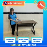  Bàn Làm Việc Chân Sắt 1m2 x 60cm x 75cm 