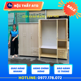  Tủ quần áo nhựa Đài Loan giả gỗ 