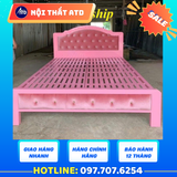  Giường Sắt Hộp 5x10 –  Kích Thước 1m2 x 2m 
