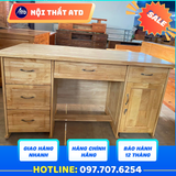  Bàn làm việc gỗ thông lớn 