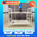  Giường Tầng Sắt 4x8 - Kích Thước 1m2/1m2 x 2m 