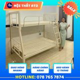  Giường Sắt Tầng Trụ 4x8 Cao Cấp Sơn Tĩnh Điện – Kích Thước 1m/1m2 x 2m 