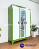  Tủ quần áo sắt 3 cánh màu xanh lá 