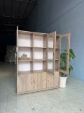  Tủ hồ sơ gỗ MDF 3 cánh kính 