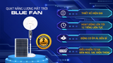  Quạt Năng Lượng Mặt Trời Blue Fan 