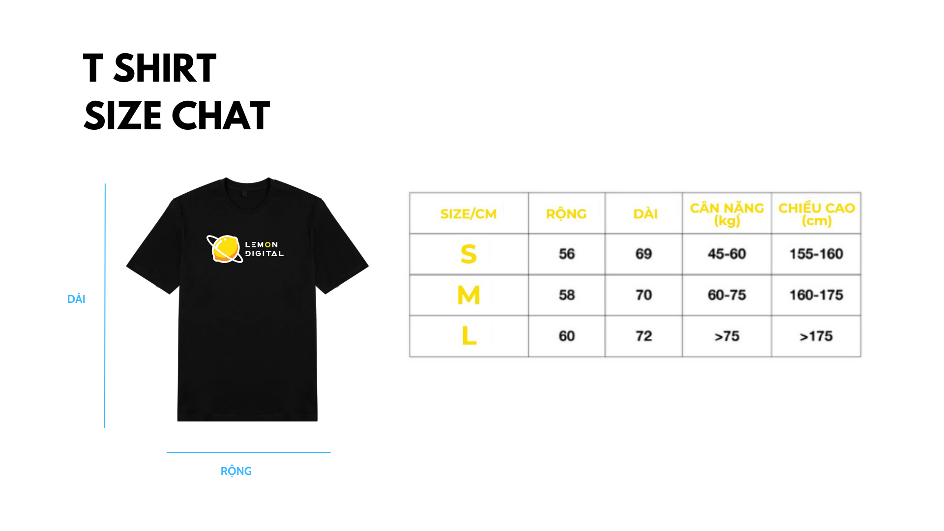  Áo Thun Tay ngắn LEMON DIGITAL - BLACK 