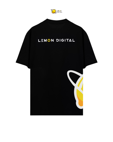  Áo Thun Tay Ngắn 2025 LEMON DIGITAL - BLACK 
