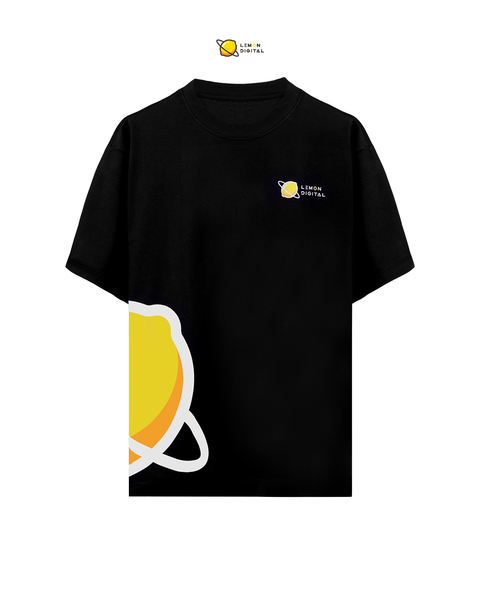  Áo Thun Tay Ngắn 2025 LEMON DIGITAL - BLACK 