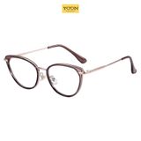Gọng Kính Mắt Mèo Nữ Nhựa Kim Loại - Yoon S11916 Y221