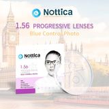 Đa Tròng Đổi Màu Nottica O5 Progressive Blue Control Photo 1.56