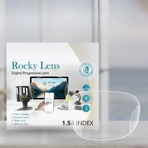 Đa Tròng Rocky Chống Ánh Sáng Xanh SHMC 1.56