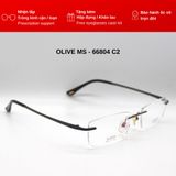 Gọng Kính Khoan Titanium - Yoon Olive 66804