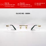 Gọng Kính Khoan Titanium - Yoon Olive 66894