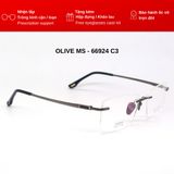Gọng Kính Khoan Titanium - Yoon Olive 66924