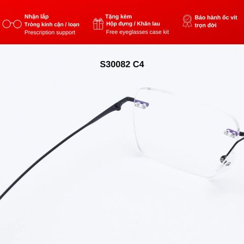 Gọng Kính Khoan Titanium - Yoon S30082