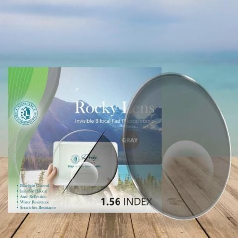 Hai Tròng Đổi Màu Rocky Lọc Ánh Sáng Xanh 1.56