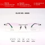 Gọng Kính Khoan Titanium - Yoon Olive 66926