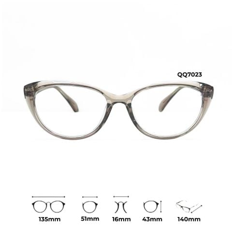 Gọng Kính Mắt Mèo Nữ Nhựa - Yoon QQ7023 Y273