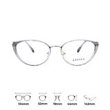 Gọng Kính Mắt Mèo Nữ Nhựa Kim Loại - Yoon S12016 Y271