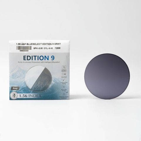 Tròng Đổi Màu Rocky Edition 9 Xám Khói 1.56