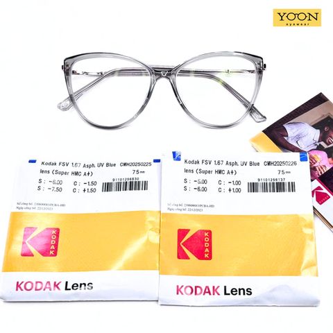 Tròng Kính Kodak UVBlue Lens 1.67