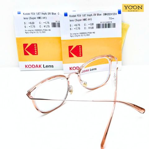 Tròng Kính Kodak UVBlue Lens 1.67