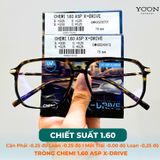 Tròng Kính Chống Chói Đèn Xe Chemi X-Drive 1.60